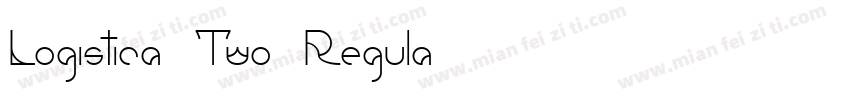 Logistica Two Regula字体转换